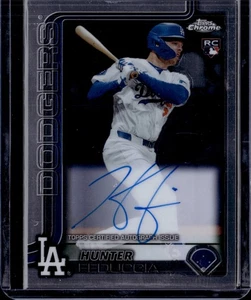 2025 Topps Chrome Hunter Feduccia Rookie On-Card Auto #RA-HF - Foto 1 di 2