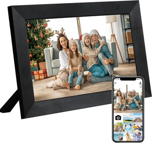 10 Inch Digital Photo Frame Style Picture Display Gift WiFi Touch Screen w/32 GB - Picture 1 of 12