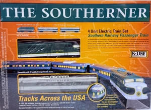 K-Line K-1731 O Scale Southern Railway Southerner 4-Car Train Set - NEW/ SEALED - Picture 1 of 12