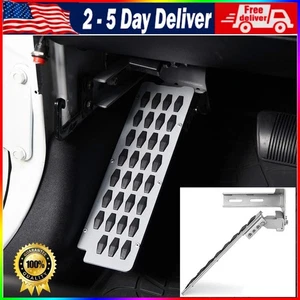 Dead Pedal Driver Foot Rest Pad Kick Panel for 2007-2018 Jeep Wrangler JK & Unli - Foto 1 di 8