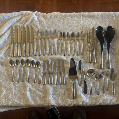 Towle Candlelight Sterling Silver 42 Pc Service For 6 + serving Pcs - Image 1 of 4