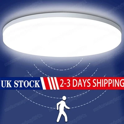 NEW LED Ceiling Light PIR Motion Sensor Down Light Kitchen Living Room Wall Lamp - Image 1 of 4