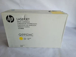 HP 643A Yellow Toner Cartridge Q5952AC For HP Laserjet 4700 Factory Sealed Box - Picture 1 of 5