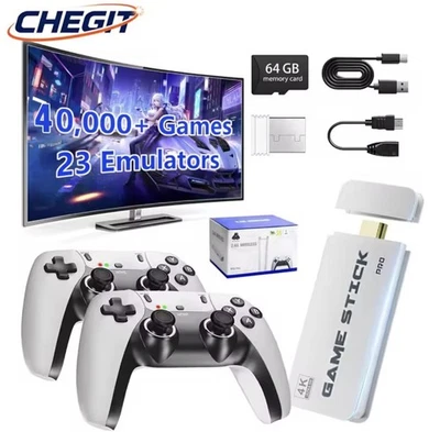 M8 Console Retro 4K HD | Game Stick Portatile + 40.000 Giochi e 2 Controller Wir - Immagine 1 di 4