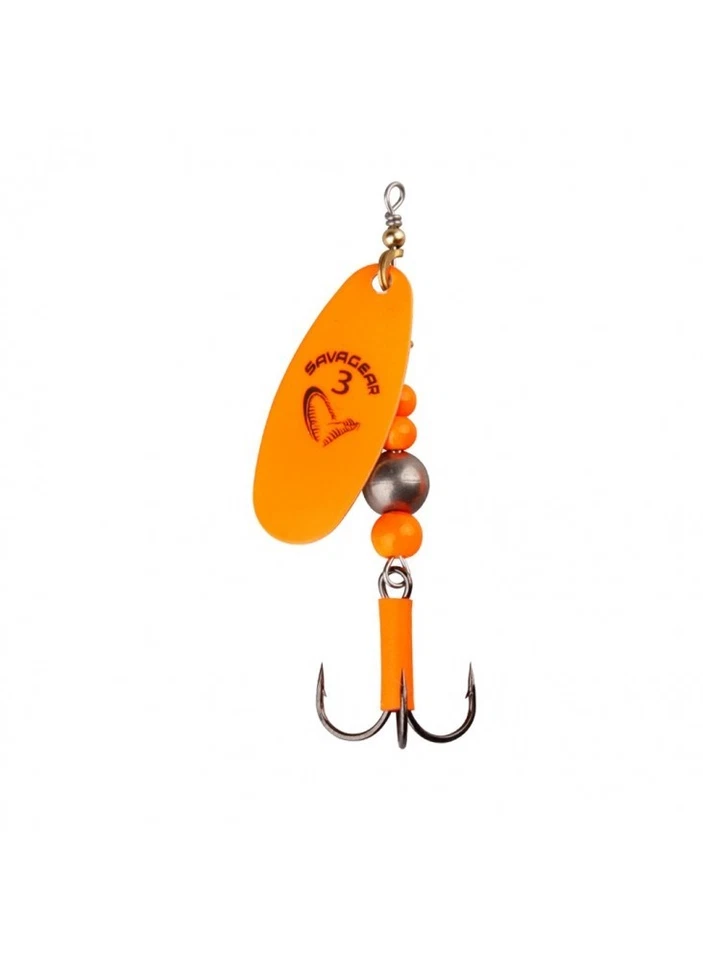 Savage Gear Caviar Spinner Fluo Orange Spinnerbait Forelle Lachs Raubfischköder - Bild 1 von 1