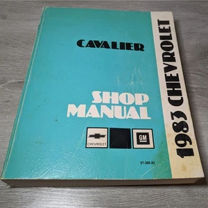 Chevrolet 1983 Cavalier Shop Manual - Used, Fair Condition - Bild 1 von 5