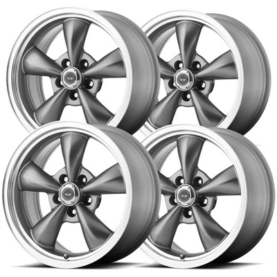 (4) American Racing AR105 Torq Thrust M 17x7.5 5x115 +45mm Gunmetal Wheels Rims - Изображение 1 из 4
