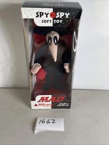 Raro NUEVO MAD Magazine Spy vs Spy Negro DC Direct Soft Toys 16G2 - Imagen 1 de 10