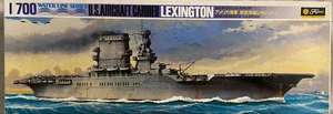 Fujimi Lexington US Aircraft Carrier Waterline Model 1/700 WL.- A116 Model Kit - Bild 1 von 11