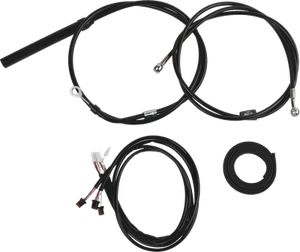 LA CHOPPERS Complete Plug-and-Play Cable Kit - Upper - 12" - 14" Handlebars - - Picture 1 of 2