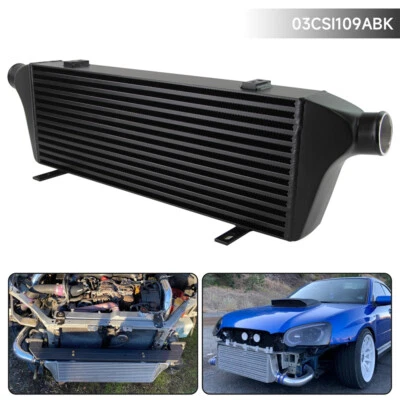 Intercooler de rendimiento FMIC atornillable para Subaru WRX STI Ej20 Ej25 08-14 negro  Foto 1 de 4