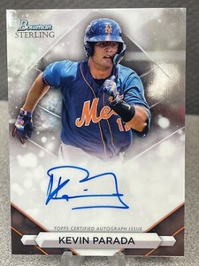 2023 Bowman Sterling Kevin Parada Base Prospect Auto #PA-KP New York Mets