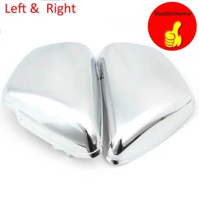 Cubierta de panel lateral izquierdo derecho cromada para Yamaha XV 700 750 1000 1100 1984UP Virago Foto 1 de 4