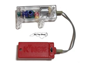 K'NEX Motor Power Pack Tethered Short Cable Red Clear Multi Color Fwd Rev KNEX - Picture 1 of 6