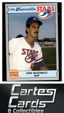 Kirk McDonald 1988 Burger King Huntsville Stars #NNO  Oakland Athletics