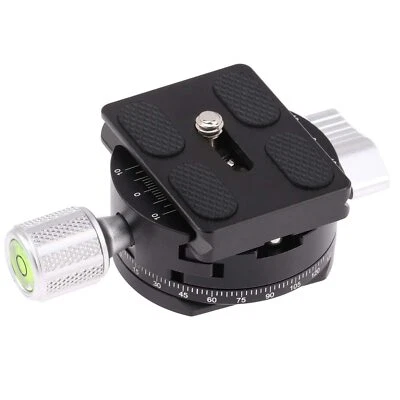 360° Black Fluid Panoramic Head Panning Clamp+QR Plate for Arca-Swiss Tripod - Image 1 of 4