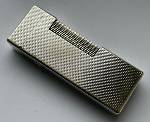 Dunhill Silver ‘Barley’ Rollagas Lighter- Fully Overhauled
