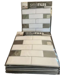 Subway Tiles Peel and Stick Backsplash 10.5”x10.5”, 4 Sheets Per Pack, 10 Packs - Picture 1 of 3