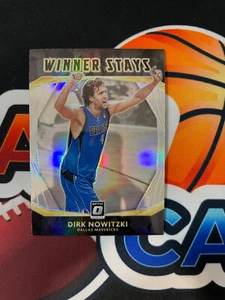 DIRK NOWITZKI HOLO SILVER WINNER STAYS 2020-21 PANINI OPTIC NR. 8 MAVERICKS - Bild 1 von 2