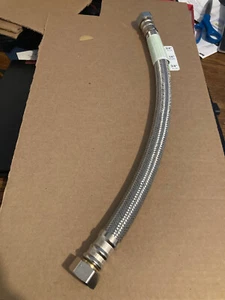 18 Zoll Fluidmaster B1H18 Warmwasserbereiter Stecker, geflochtener Edelstahl - 3/4 Zoll FIP - Bild 1 von 4