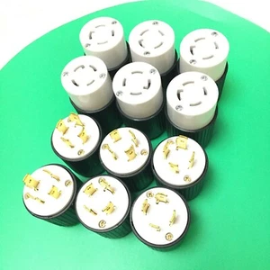 6 pack L14-30 Plug & Connector125/250V Power Cord Set for Generator UL APPROVED - Picture 1 of 1