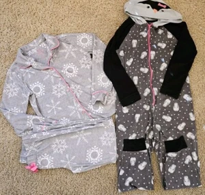 SO Girls Winter Pajama Sets Size 7/8 - Picture 1 of 4