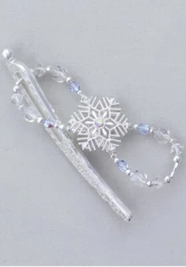 Lilla Rose Winter Wonder Snowflake Size Medium Hair Flexi Clip New & Sealed - Picture 1 of 1