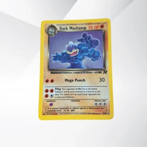 Pokemon TCG 10/82 Dunkles Machamp Rare Holo (LP) Team Rocket Sammelkarte - Bild 1 von 3