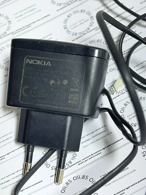 Caricabatterie da muro Originale Nokia AC-3E Jack 2.5 mm Usato Funzionante - Immagine 1 di 2
