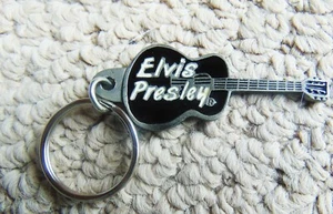 Llavero - Elvis Presley - Guitarra Negra - Llavero - Bonito - Imagen 1 de 2