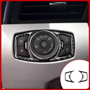 For Mustang Carbon Fiber Door Interior Headlight Switches Panel - Picture 1 of 6