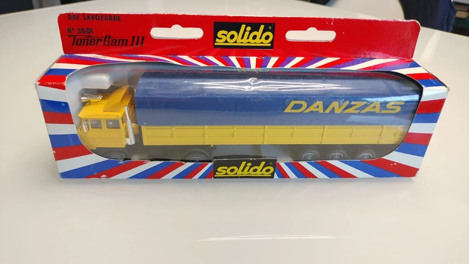Solido DAF 3300 Turbo Sattelzug „Danzas“ No 3501 Ovp 1:43 /SL2 -A5 - Immagine 1 di 1