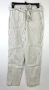 1 State Women’s White Striped Pants Size 0 - Picture 1 of 3