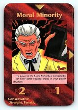 Illuminati New World Order INWO Limited Card Game NWO Moral Minority Common