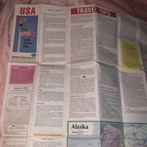 USA Reisetipps American Automobile Association AAA 1981 Amerika Themenkarte /u3a - Bild 1 von 12