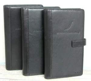 NWT 5.25"x8.75" Tumi MERIDIAN Boing BLACK REAL LEATHER ULTIMATE TRAVEL ORGANIZER - Picture 1 of 12