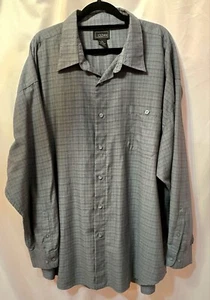 CEZANI Casual Dark Green Striped L/S Collared Button Up Shirt Men's Size XXL NWT - Picture 1 of 2