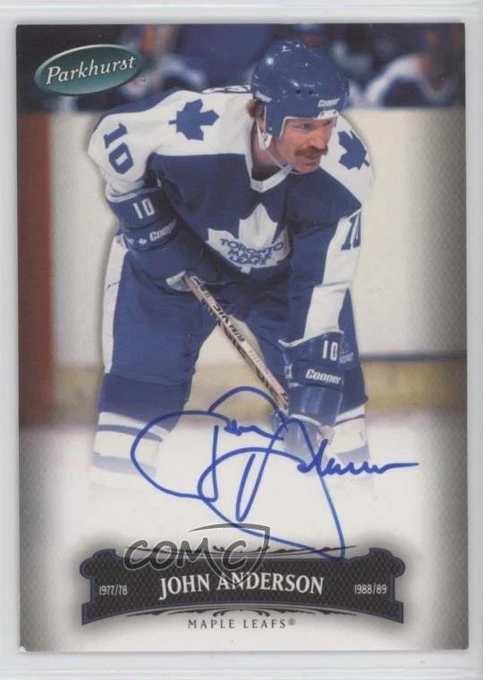 2006-07 Upper Deck Parkhurst Auto John Anderson #2 Auto - Image 1 of 2