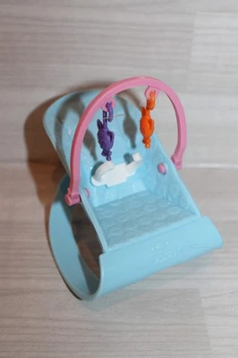 Juguete gorila bebé Barbie Mattel azul con juguetes de actividades colgantes Foto 1 de 2