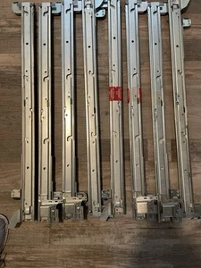 Dell 2u Rack Mount Rails. Pulled From Dell Power-edge 2850 Servers Set Of 4 - Picture 1 of 7