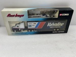 CORGI RACE IMAGE NHRA SERIES VALVOLINE TRANSPORTER & DRAGSTER JOE AMATO Read! - Picture 1 of 4