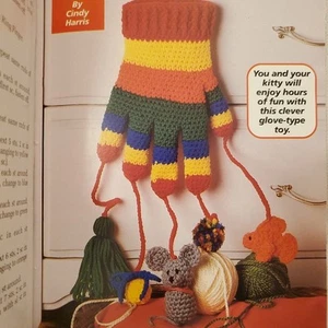 crochet patterns for Kitten mitten cat owner toy cow plastic bag holder more - Picture 1 of 4