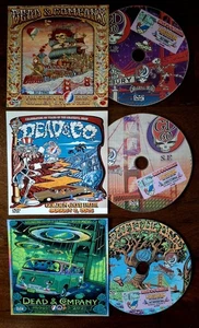 GRATEFUL DEAD & COMPANY 3 DVDs 8/1-2-3/25 Golden Gate Park SF w/openers FULL  - Picture 1 of 2