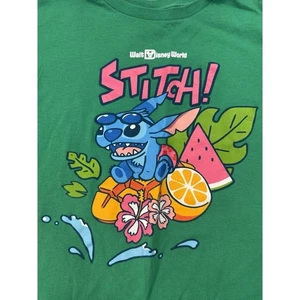 Disney Stitch XL XG weißes T-Shirt Stitch In Hawaii Kurzarm Damen 19/23 - Bild 1 von 12