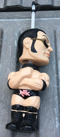 1999 The Rock 3-D Big Sipper Fun Water Bottle wwe wrestling Cover