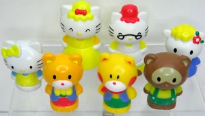 Hello Kitty Collectible Mini Figures Family & Friends SANRIO Lot of 7 2012 - Picture 1 of 3