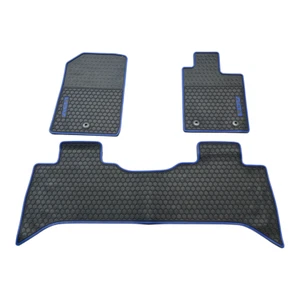 Heavy Duty Waterproof Rubber Floor Mats Front & Rear for LDV T60 2017-2024 Blue - Bild 1 von 2