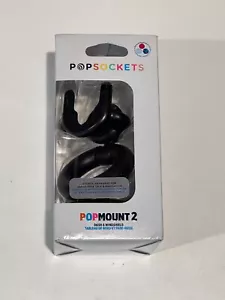 PopSockets PopMount 2 Desk/Car Dash & Windshield Mount - Black OPEN BOX - Picture 1 of 3