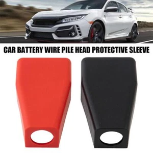 Protector Positive Battery Terminal Cover Rubber Insulator Parts 2Pcs NICE O2O3 - Picture 1 of 10