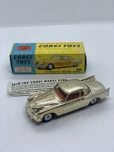 CORGI TOYS 211S STUDEBAKER GOLDEN HAWK 1/43 SCALE MADE IN GT BRITAIN. - Bild 1 von 4